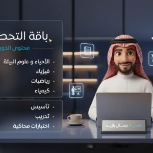 ‏باقة ‏التحصيلي (رياضيات + أحياء + كيمياء + فيزياء)